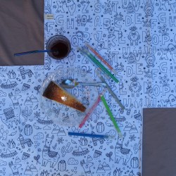 Set de table à colorier