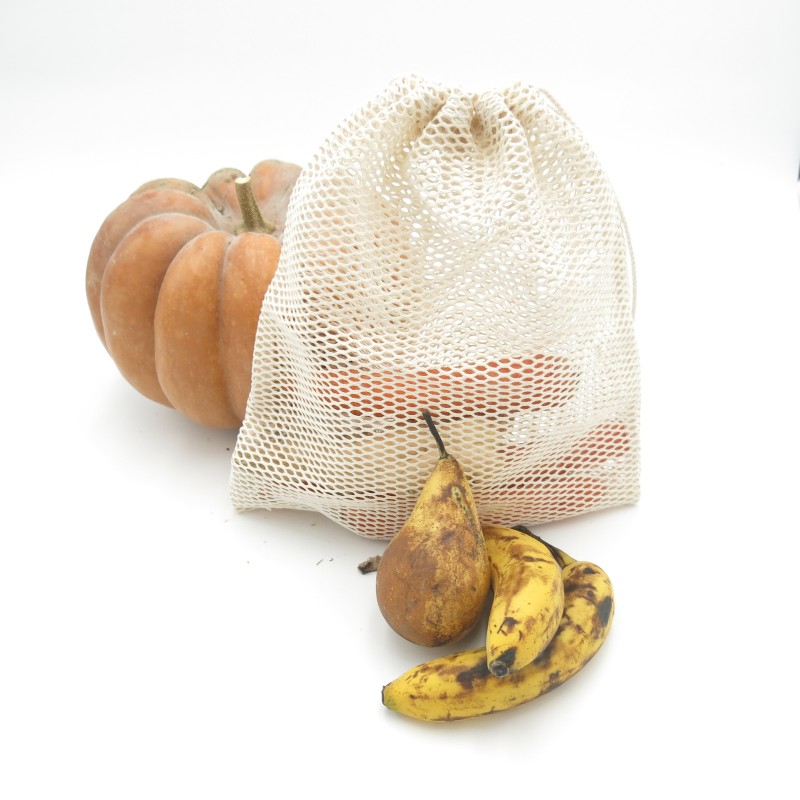 Filet à fruits et légumes en coton bio - certifié GOTS