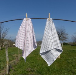 Grands mouchoirs lavables en coton (lot de 2)