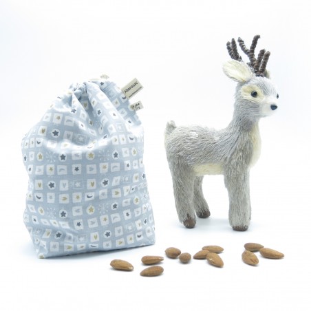 Sac à vrac de Noël en coton