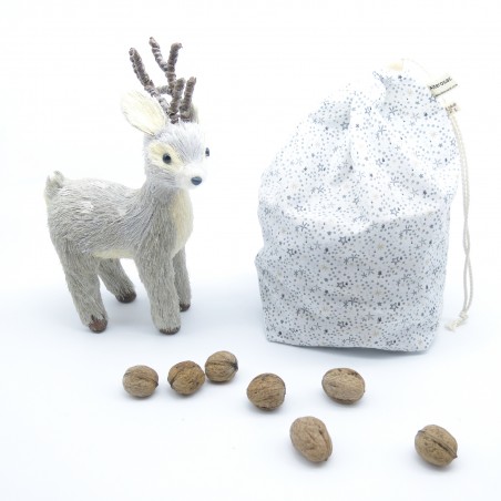 Sac à vrac de Noël en coton