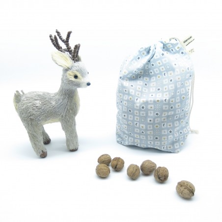 Sac à vrac de Noël en coton