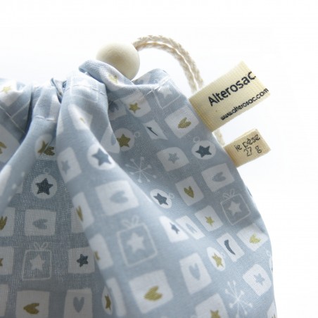 Sac à vrac de Noël en coton