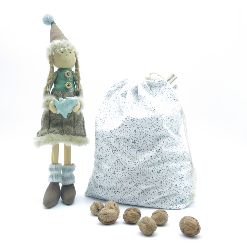 Sac à vrac de Noël en coton