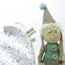 Sac à vrac de Noël en coton