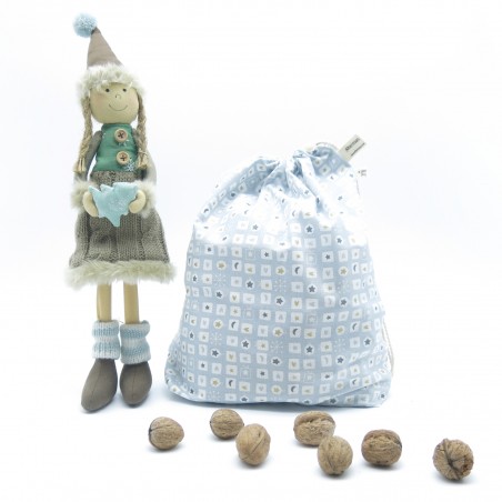 Sac à vrac de Noël en coton