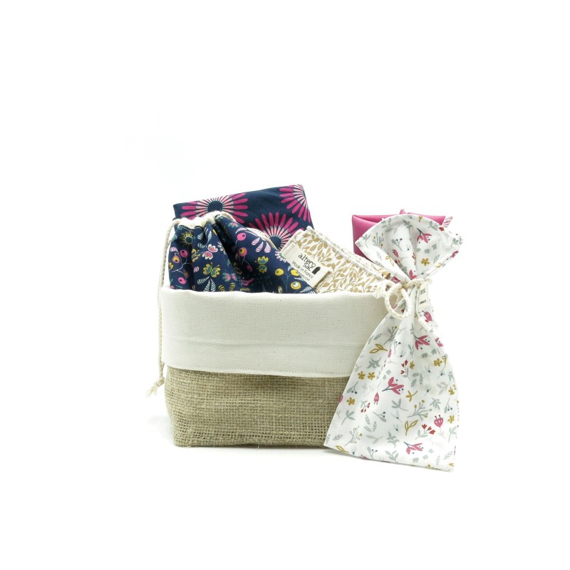 Panier de rangement en chanvre - Taille L