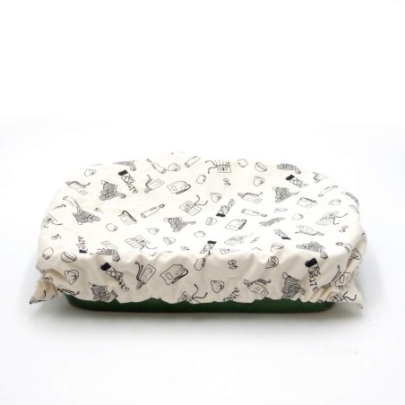Recouvre plat à gratin en coton biologique