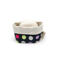 Panier de rangement en coton bio - Taille S - certifié GOTS