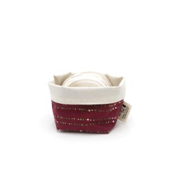 Panier de rangement en coton bio - Taille S - certifié GOTS