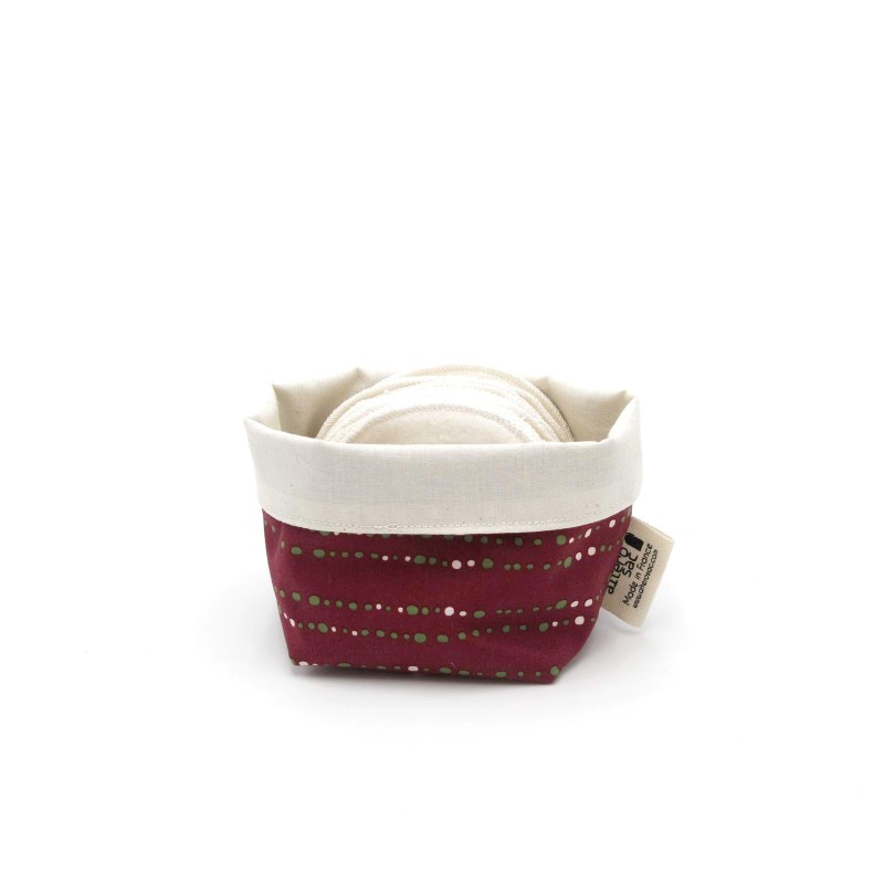 Panier de rangement en coton bio - Taille S - certifié GOTS