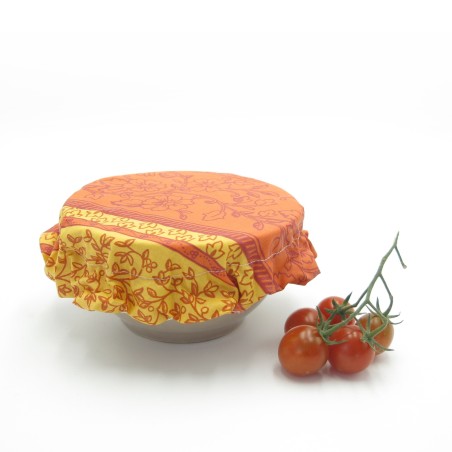 Recouvre bol provençal en coton enduit