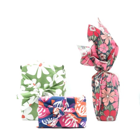 Furoshiki - Emballage cadeau réutilisable en tissu