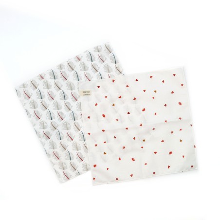 Mouchoirs lavables en coton - x 4 - taille M