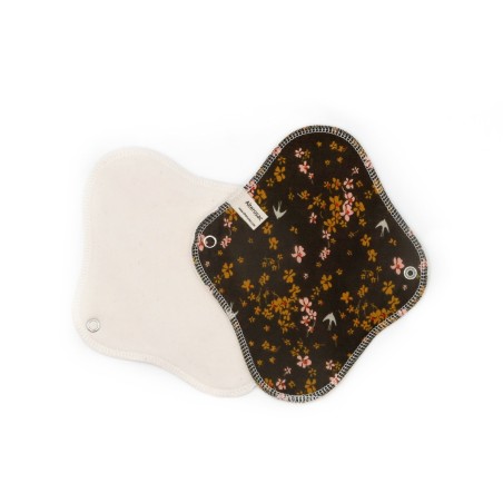 Serviette hygiénique lavable en coton bio - Taille M (flux moyen)
