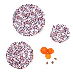 Recouvre bol en coton enduit