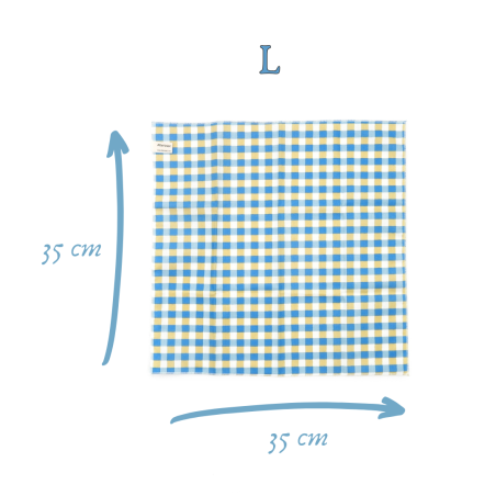 Mouchoirs lavables en coton - x 2 - taille L