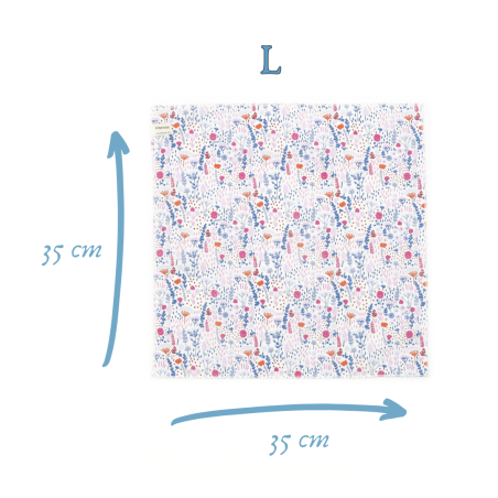 Mouchoir lavable en coton - x 2 - Taille L