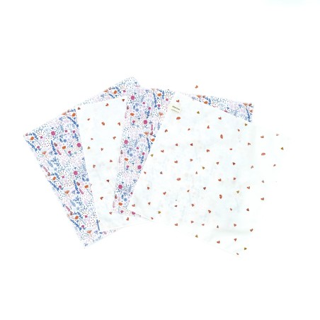 Mouchoir lavable en coton - x 4 - Taille M