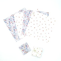Mouchoir lavable en coton - x 4 - Taille M