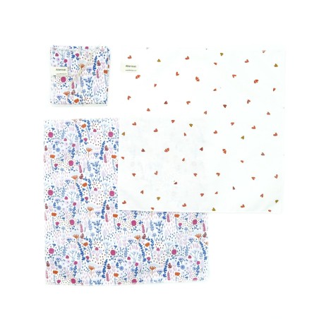 Mouchoir lavable en coton - x 4 - Taille M