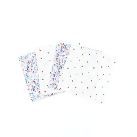 Mouchoir lavable en coton - x 4 - Taille S