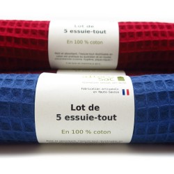 Essuie-tout lavable - x 5
