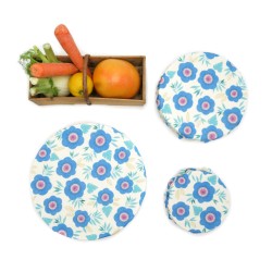Recouvre bol en coton bio - x 3 (S/M/L) - certifié GOTS