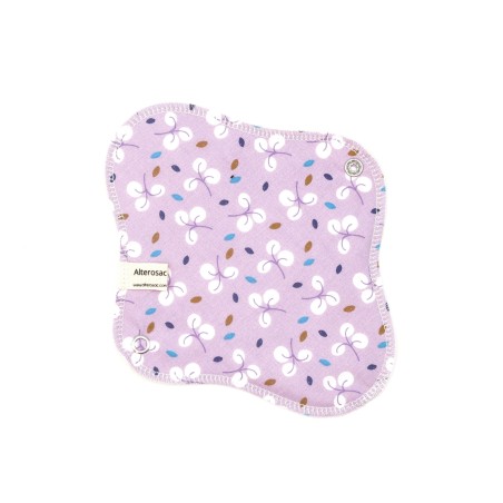 Serviette hygiénique lavable en coton bio - Taille S (flux léger)