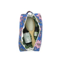 Trousse de toilette en coton matelassé indien