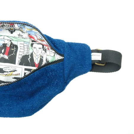 Sac banane en éponge de coton upcyclée