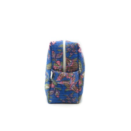 Trousse de toilette en coton matelassé indien