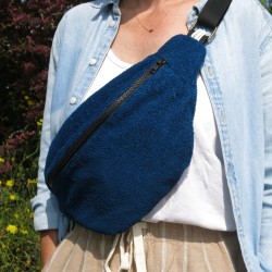 Sac banane en éponge de coton upcyclée