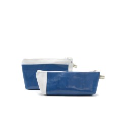 Trousse triangulaire en bâche upcyclée