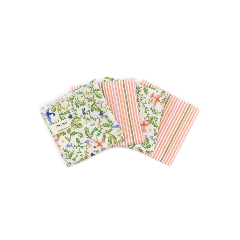 Mouchoir lavable en coton - x 4 - Taille M