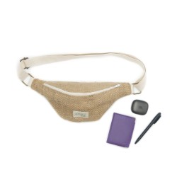 Sac banane en jute upcyclée