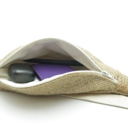Sac banane en jute upcyclée