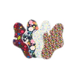 Serviette hygiénique lavable en coton bio - Taille L (flux abondant)