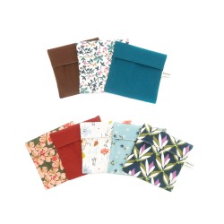 Pochette à savon en coton