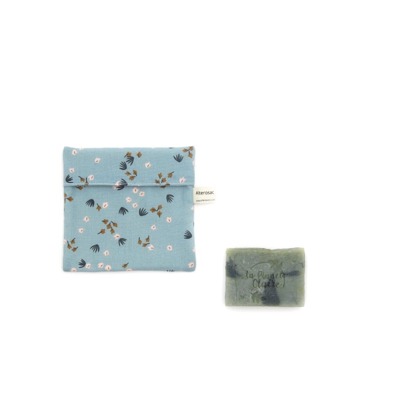 Pochette à savon en coton
