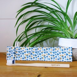 Pochette à brosse à dents en coton