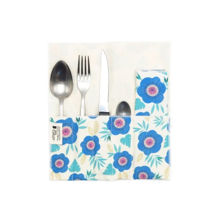 Étui à couverts en coton bio - certifié GOTS