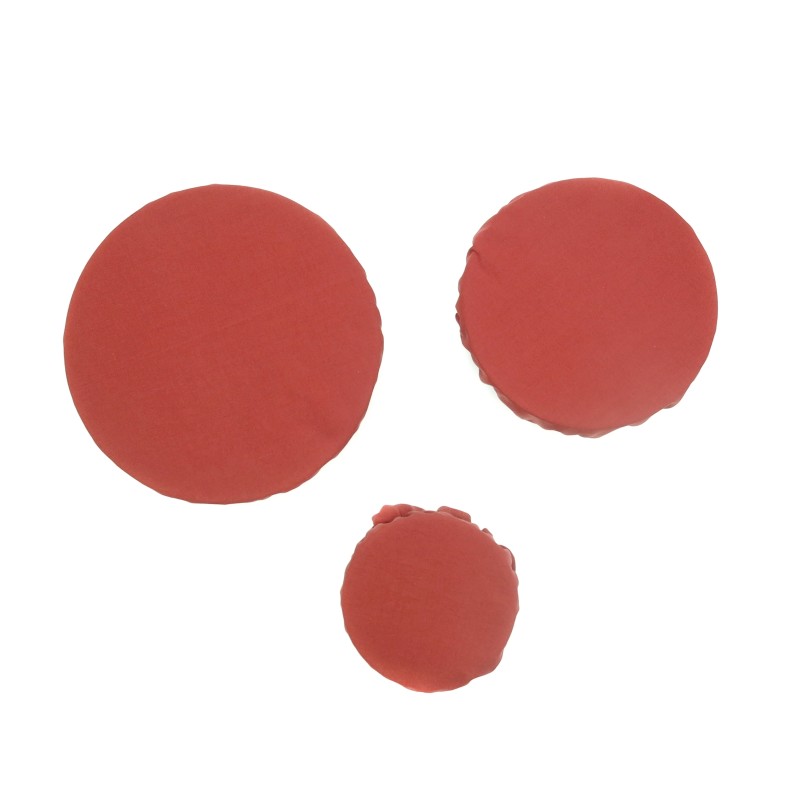 Recouvre bol en coton bio - x 3 (S/M/L) - certifié GOTS