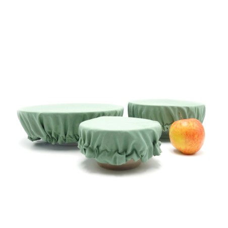 Recouvre bol en coton bio - x 3 (S/M/L) - certifié GOTS