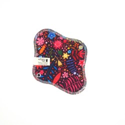 Serviette hygiénique lavable en coton bio - Taille S (flux léger)