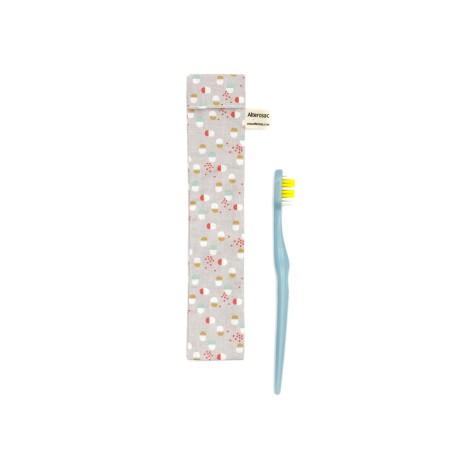 Pochette à brosse à dents en coton