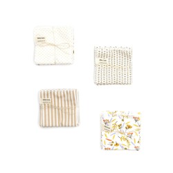 Mouchoir lavable en coton - x 4 - Taille M