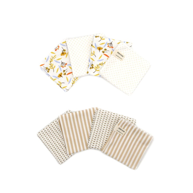 Mouchoir lavable en coton - x 4 - Taille M