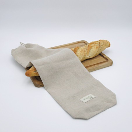 Sac à baguette en lin