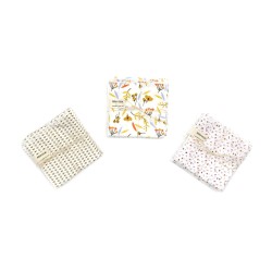 Mouchoir lavable en coton - x 4 - Taille M